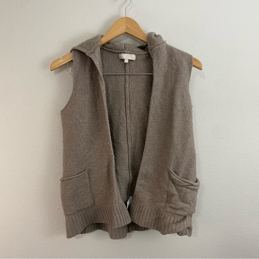 Benedetta B Wool Cashmere Blend Short Sleeve Sweater Vest Women’s Small‎